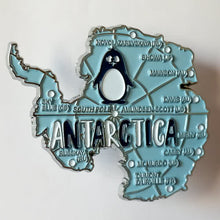 Carregar imagem no visualizador da galeria, Imã Antártida - Imã Geladeira Antártida com Mapa, Estações e Símbolos