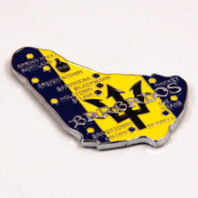 Carregar imagem no visualizador da galeria, Imã Barbados - Imã Geladeira Barbados com Mapa, Bandeira, Cidades e Símbolos