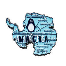 Carregar imagem no visualizador da galeria, Imã Antártida - Imã Geladeira Antártida com Mapa, Estações e Símbolos