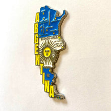 Carregar imagem no visualizador da galeria, Imã Argentina - Imã Geladeira Argentina em Metal com Mapa, Bandeira, Cidades e Símbolos