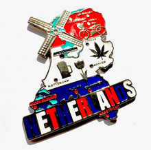 Carregar imagem no visualizador da galeria, Combo Promocional - 09 (nove) Imãs de Metal de Mapas de Países da Europa