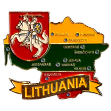 Carregar imagem no visualizador da galeria, Combo Promocional - 09 (nove) Imãs de Metal de Mapas de Países da Europa