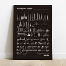 Carregar imagem no visualizador da galeria, Combo Mapa Mundi de Raspar Dourado + Maravilhas do Mundo + Adesivos Pins