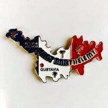 Carregar imagem no visualizador da galeria, Imã St Barths - Imã Geladeira São Bartolomeu com Mapa, Bandeira, Cidades e Símbolos