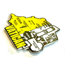 Carregar imagem no visualizador da galeria, Imã Vaticano - Imã Geladeira Vaticano em Metal com Mapa, Bandeira, Cidades e Símbolos