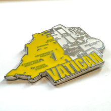 Carregar imagem no visualizador da galeria, Imã Vaticano - Imã Geladeira Vaticano em Metal com Mapa, Bandeira, Cidades e Símbolos