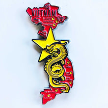 Carregar imagem no visualizador da galeria, Imã Vietnã - Imã Geladeira Vietnã em Metal com Mapa, Bandeira, Cidades e Símbolos