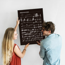 Carregar imagem no visualizador da galeria, Maravilhas do Brasil por Ordem de Tamanho - Preto