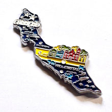 Carregar imagem no visualizador da galeria, Imã Curaçao - Imã Geladeira Metal Curaçao com Mapa, Bandeira, Cidades e Símbolos
