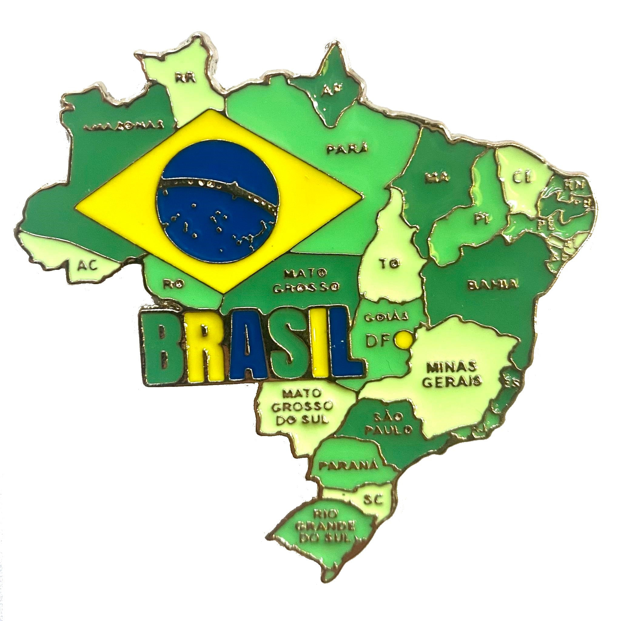 Mapas de Bandeiras de Todos os Estados do Brasil