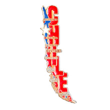 Carregar imagem no visualizador da galeria, Imã Chile - Imã Geladeira Chile em Metal com Mapa, Bandeira e Cidades
