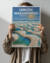 Carregar imagem no visualizador da galeria, Pôster Lençóis Maranhenses - Belezas do Brasil
