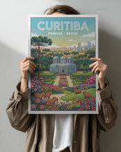 Carregar imagem no visualizador da galeria, Pôster Curitiba - Paraná - Belezas do Brasil
