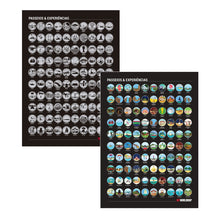 Carregar imagem no visualizador da galeria, Megacombo Mapa Raspadinha - Mapa Mundi Raspar + Mapa Brasil + Passeios e Experiências + Adesivos Pins
