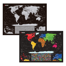 Carregar imagem no visualizador da galeria, Mapa de Raspadinha Classic - Prata - Mapa de Raspar Viagens com Cidades, Capitais e Bandeiras
